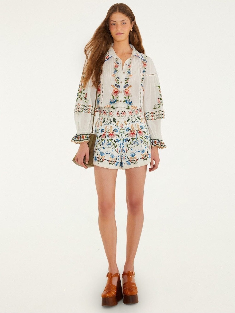 Farm Rio Fraga Print Shorts